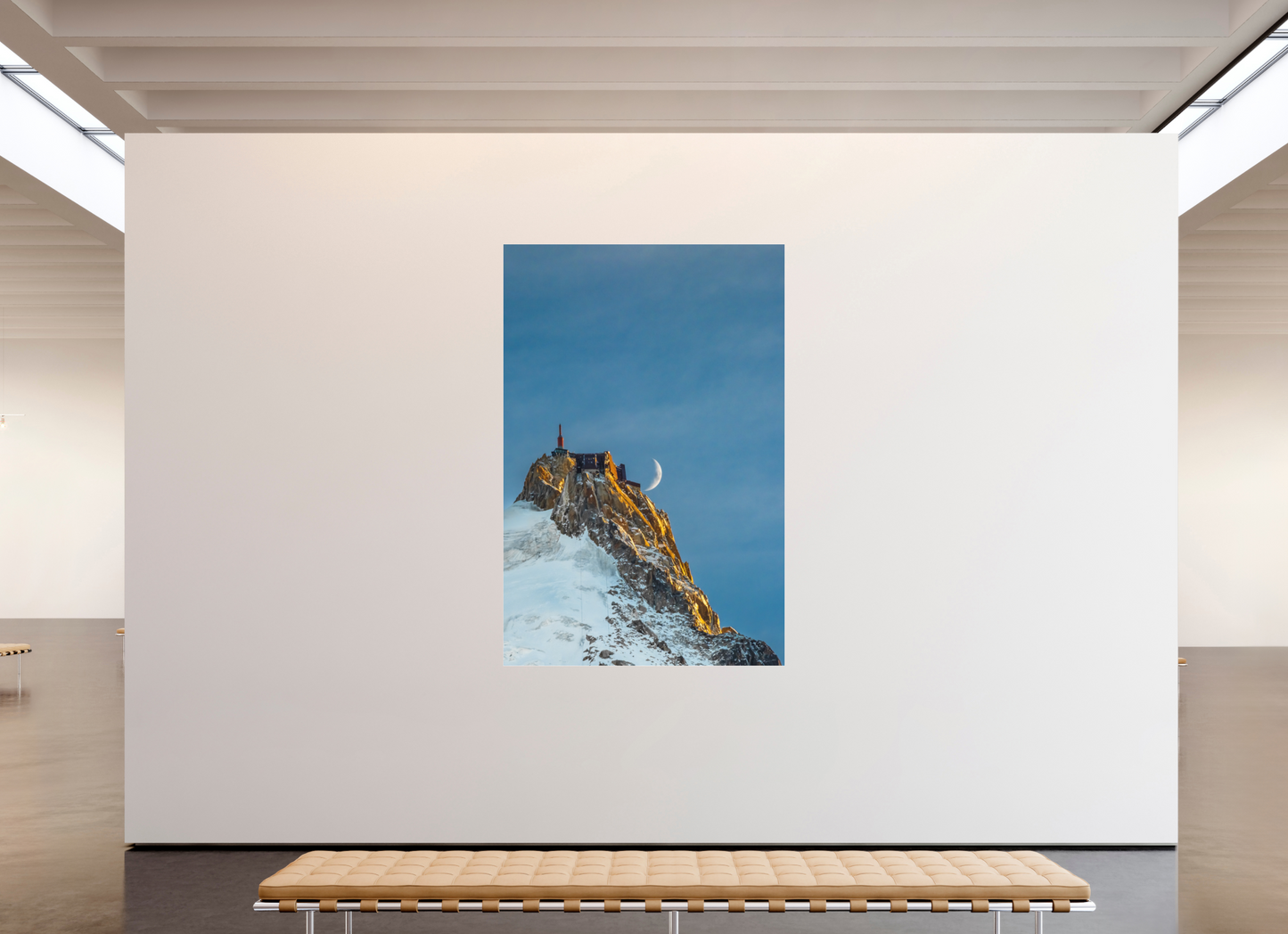 Moonrise over Aiguille du Midi