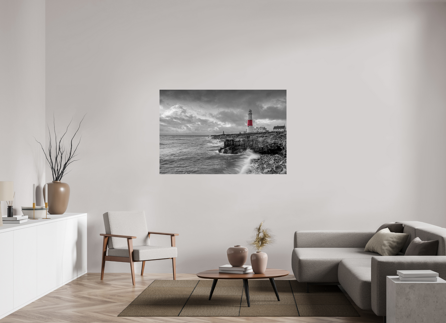 Portland Lighthouse Storm