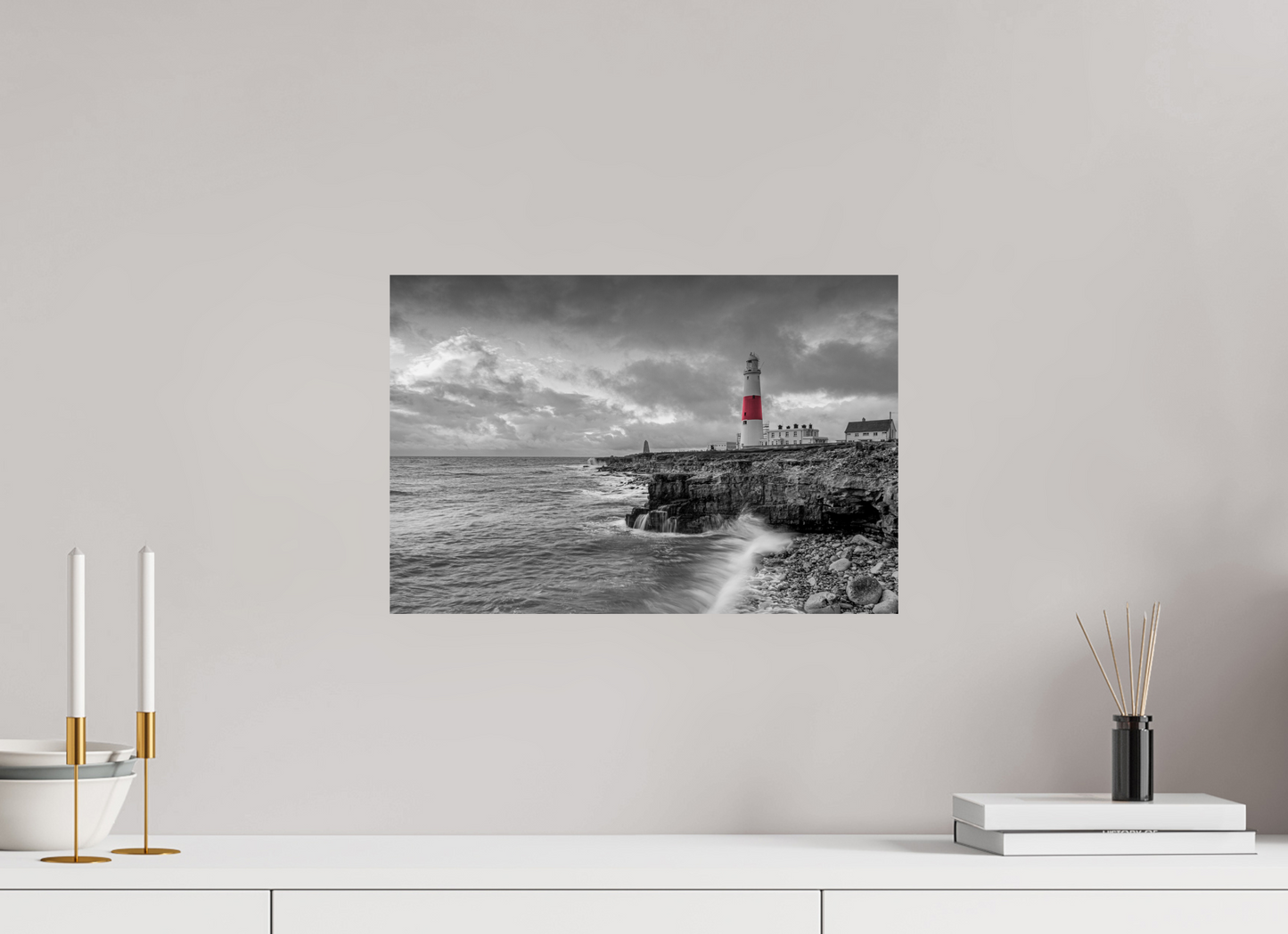 Portland Lighthouse Storm