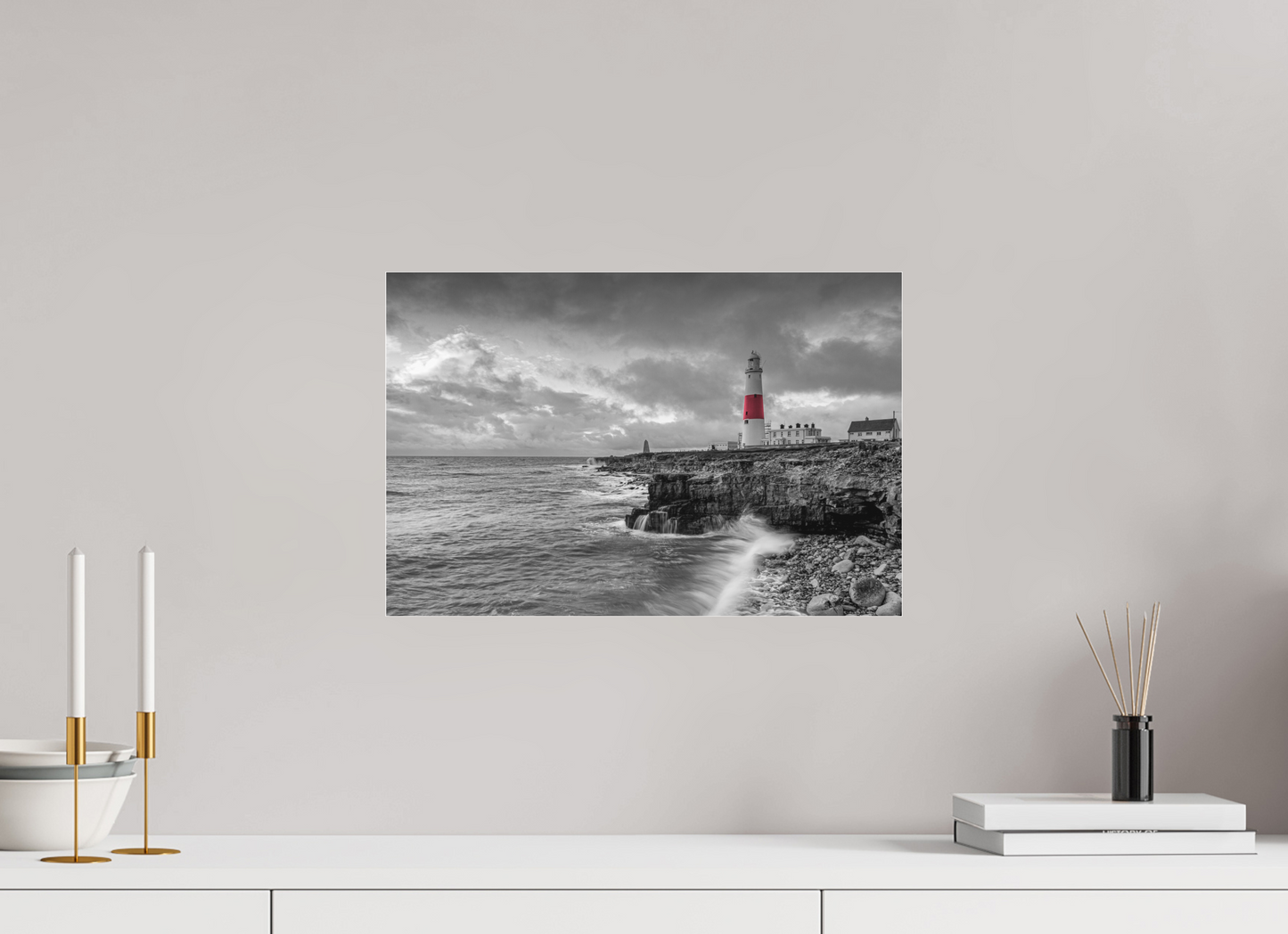 Portland Lighthouse Storm