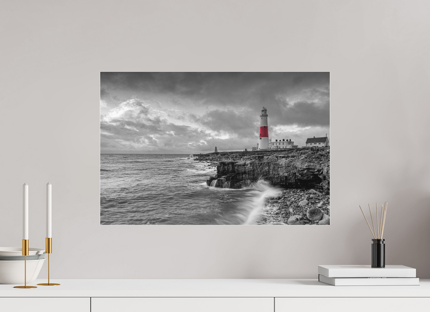 Portland Lighthouse Storm