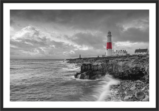 Portland Lighthouse Storm